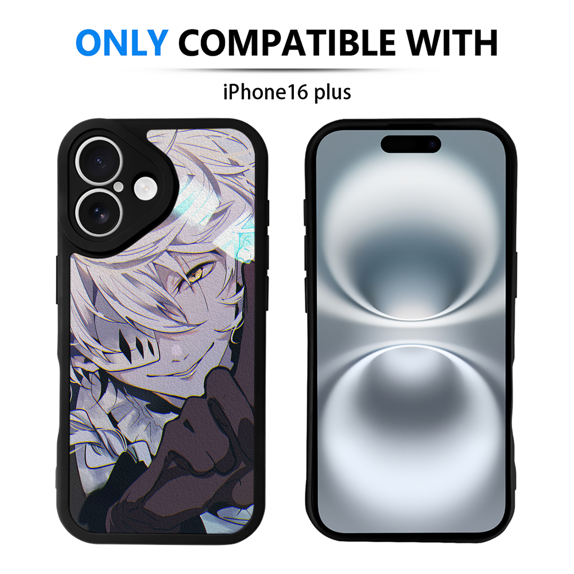 （画像用） 文豪ストレイドッグス Bungo Stray Dogs 【iPhone 16シリーズ対応】シリコンスマホケース（レザー調） 材質：シリコン